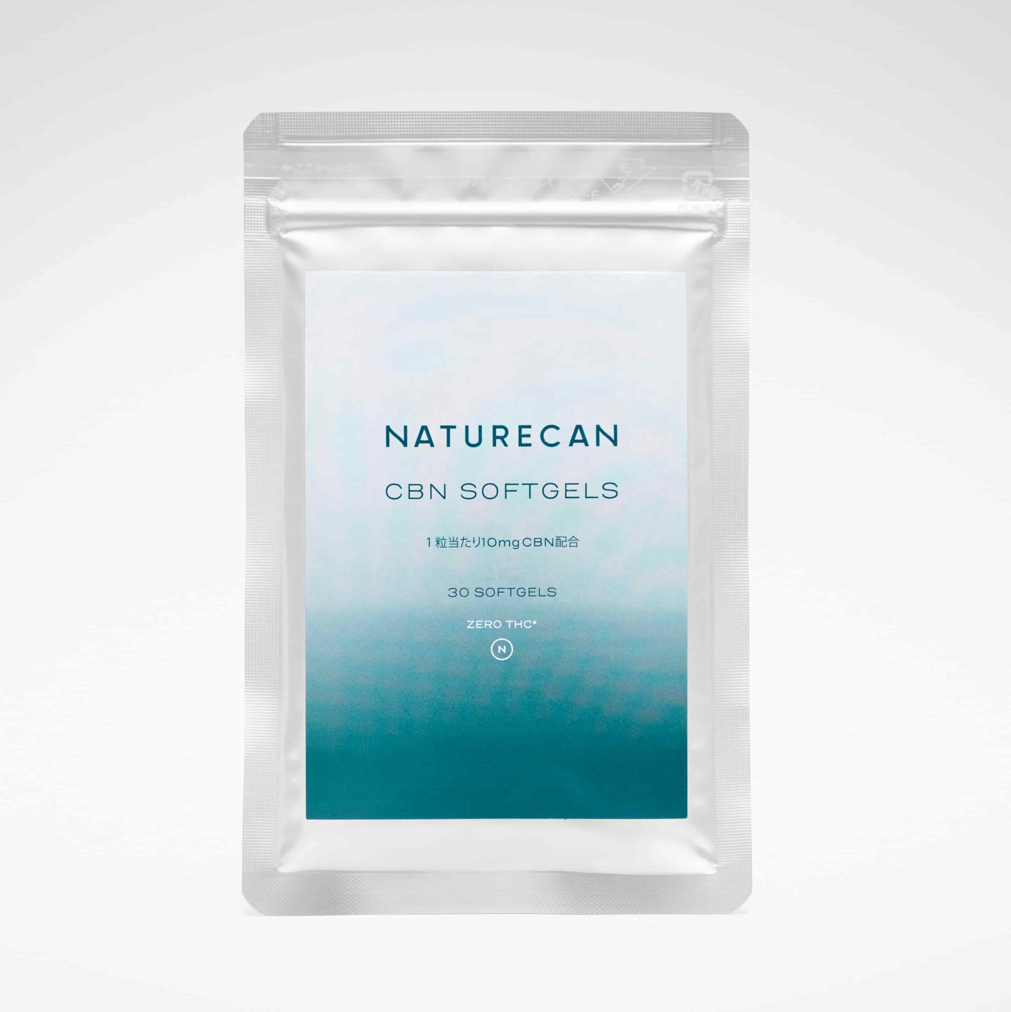 CBNオイルソフトジェルカプセル Capsules Naturecan CBN 10mg 30カプセル 