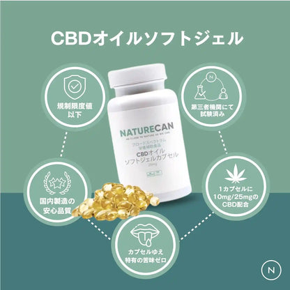 低価格&高品質 CBDオイルソフトカプセル | Naturecan ネイチャーカン 低価格&高品質 CBDオイルソフトカプセル | Naturecan ネイチャーカン