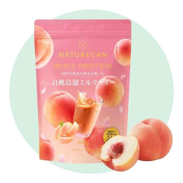 ホエイプロテイン 白桃烏龍ミルクティー味 (WPC) 高たんぱく
