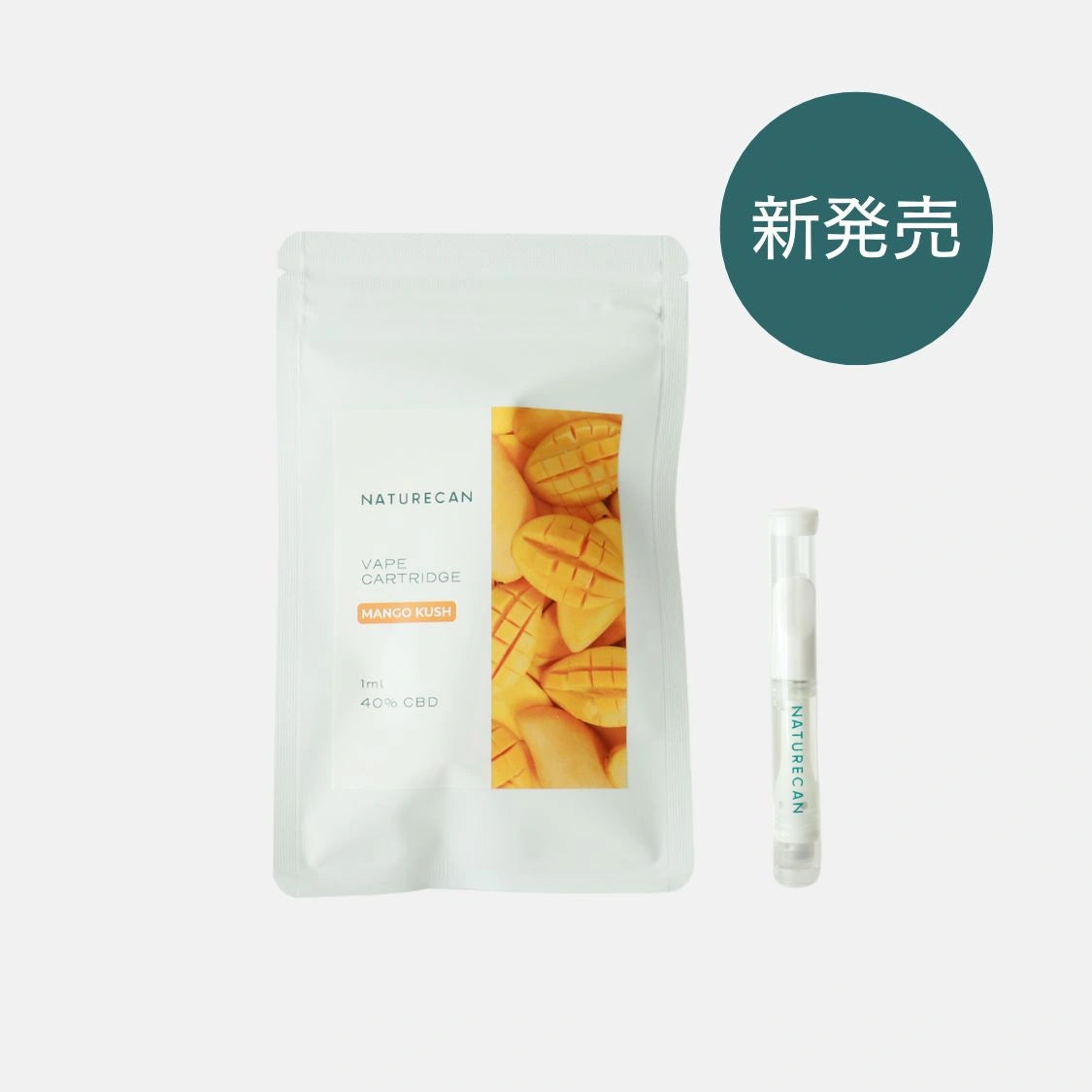 40％CBD充填済みカートリッジ（OG KUSH、MANGO KUSH、LEMONADE KUSH）