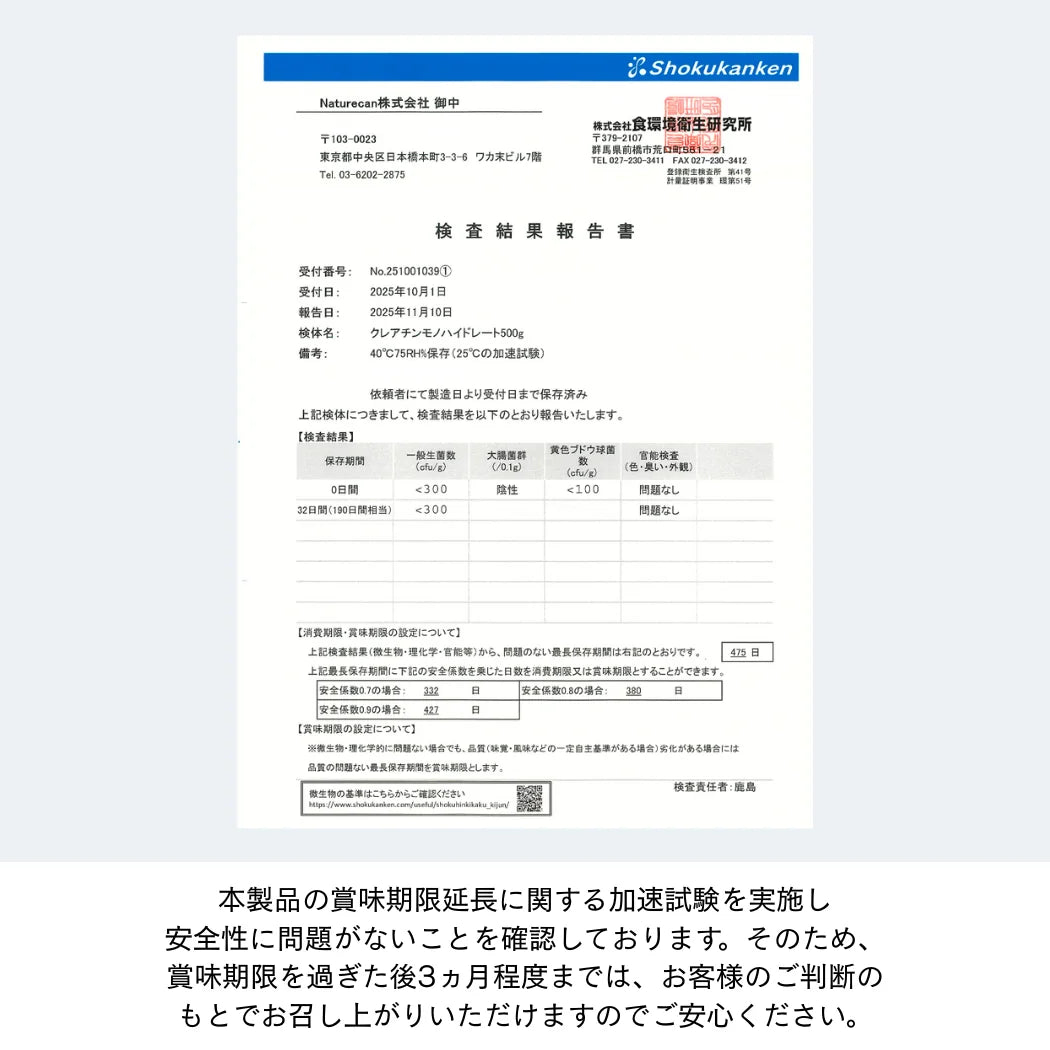 クレアチンモノハイドレート
