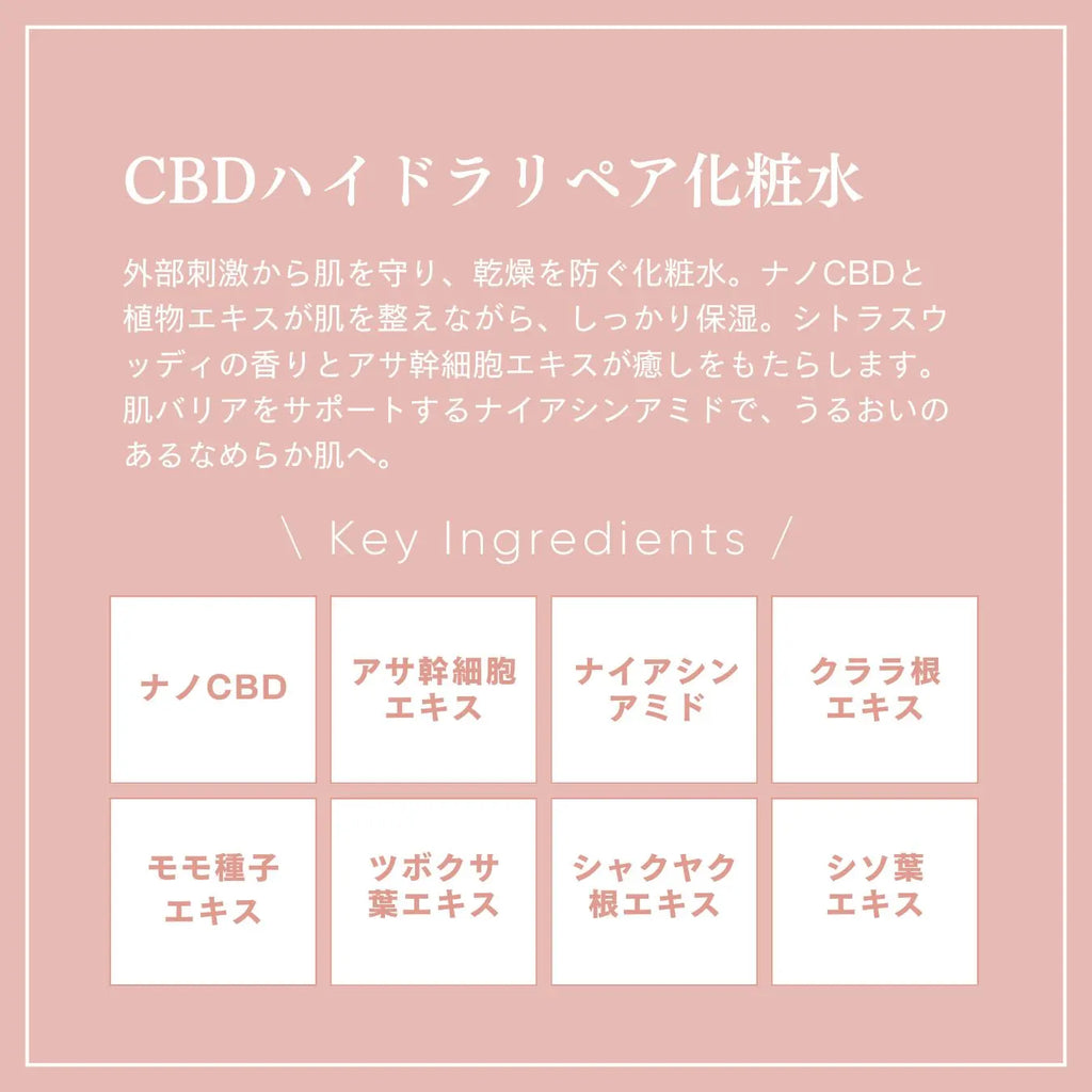 CBDハイドラリペア スキンケアセット | Naturecan（ネイチャーカン