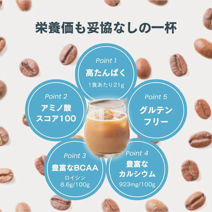 LactoZero ホエイプロテイン（WPC）アイスコーヒー