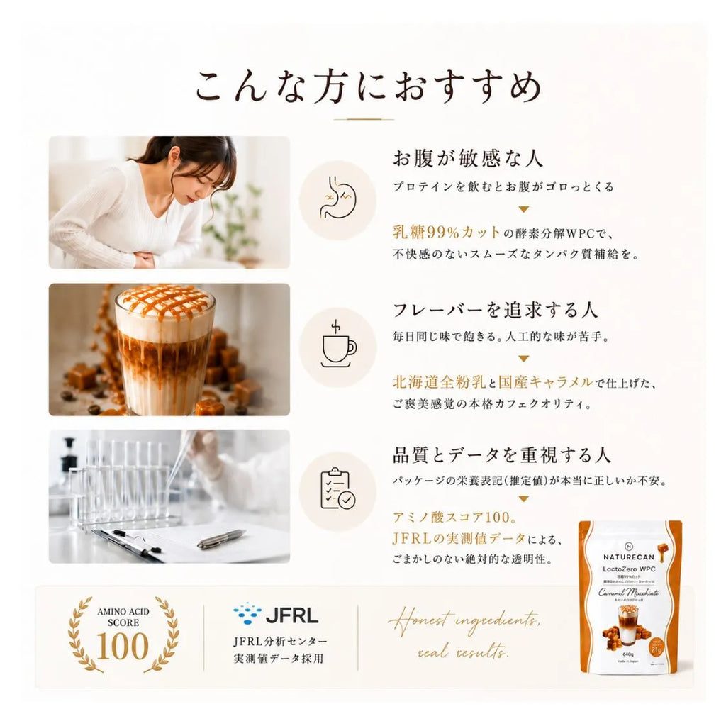LactoZero ホエイプロテイン（WPC）LactoZero キャラメルマキアート