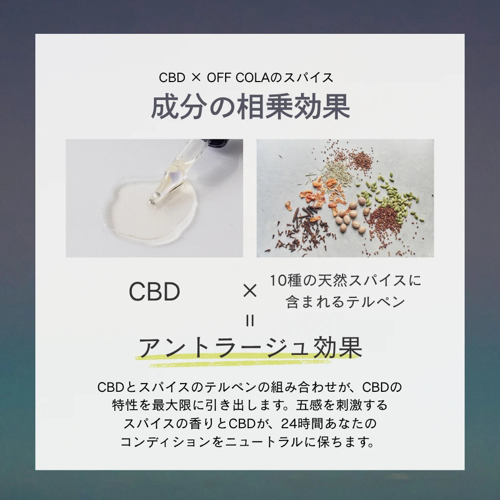 CBD OFF GUMMIES（CBDオフグミ）クラフトコーラ味