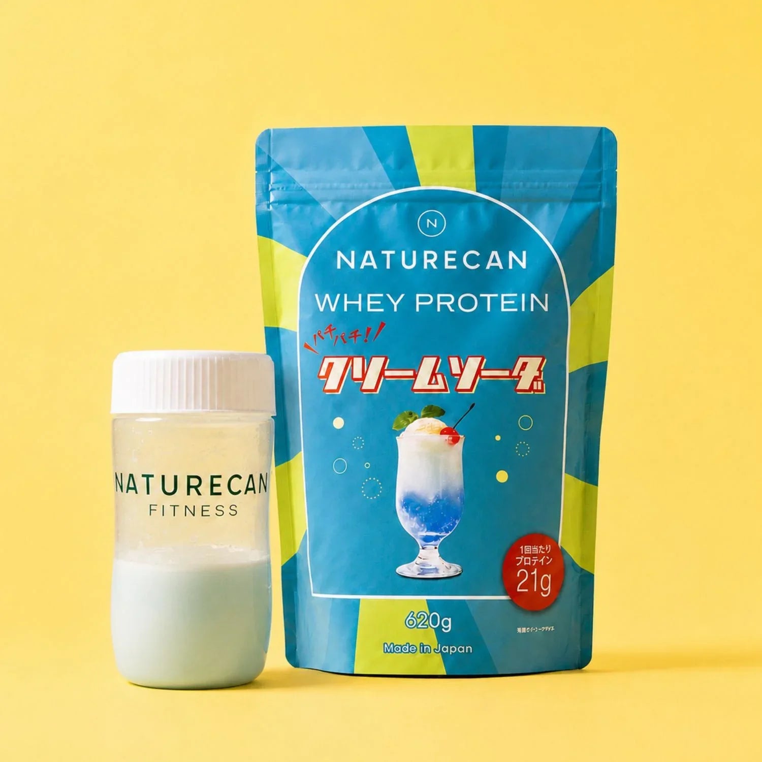 【パチパチ新食感！】ホエイプロテイン（WPC）クリームソーダ