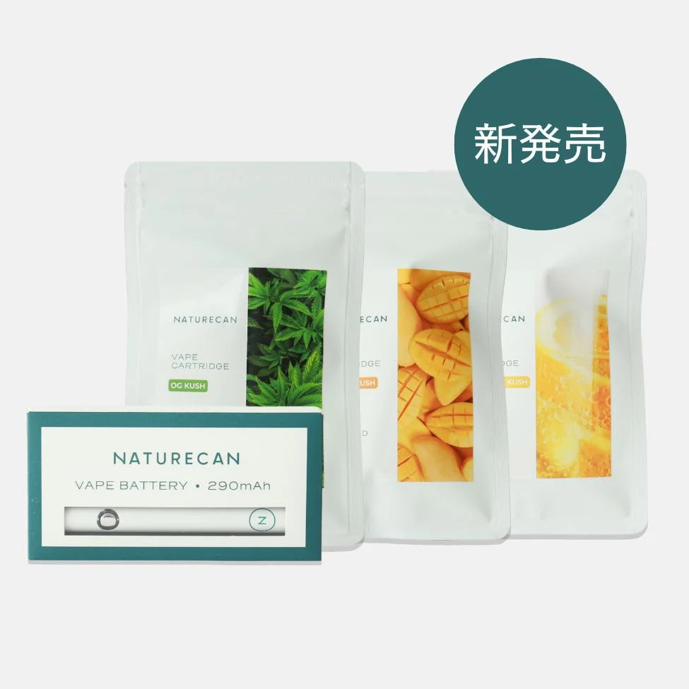40％CBD充填済みベイプペンセット（OG KUSH、MANGO KUSH、LEMONADE KUSH）