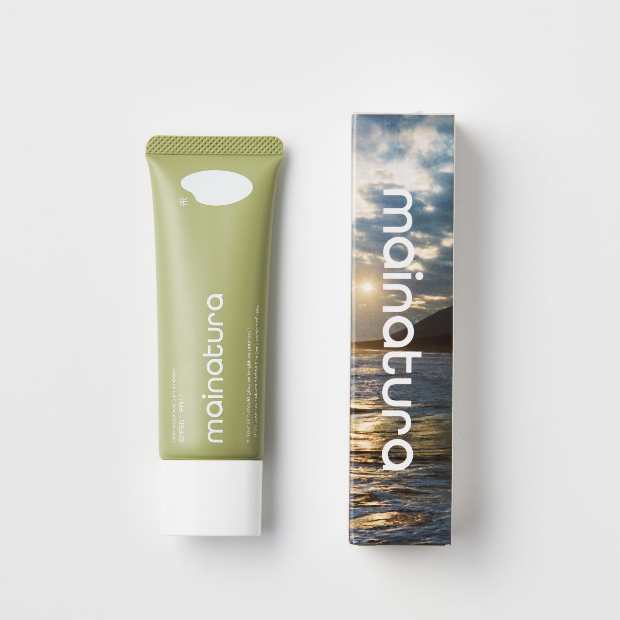 mainatura UVクリーム（rice essence sun cream SPF 50+ / PA++++）