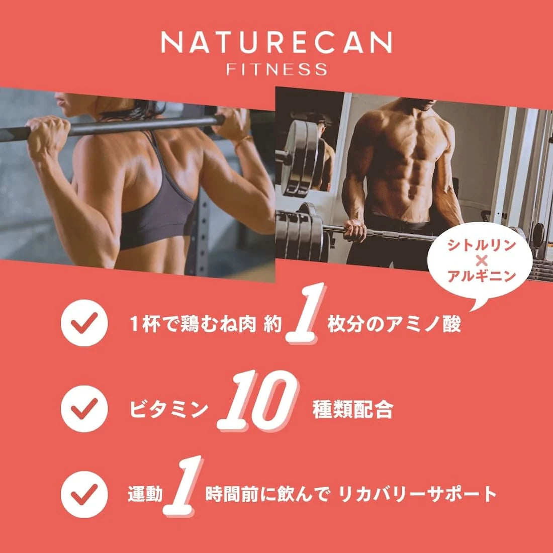 パンプパワー（アルギニン＆シトルリン） Naturecan JP Shop 