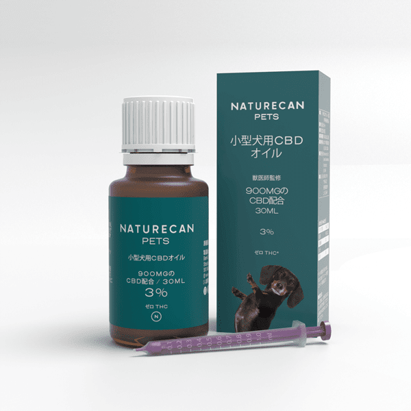 小型犬用 3%CBDオイル 30ml 付属のシリンジ